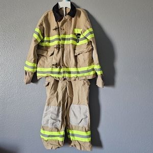 Kids Firefighter Uniform with reflective tape